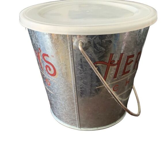 Vintage Hershey's Chocolate World Chicago Tin Pail Bucket Sweet Nostalgic Treat - Picture 7 of 13